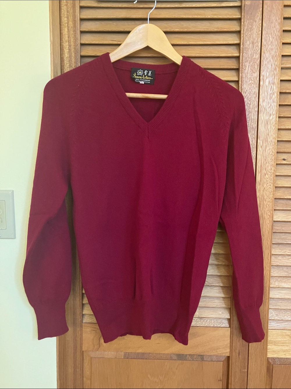 100% Cashmere Pullover Knit Sweater - Size small